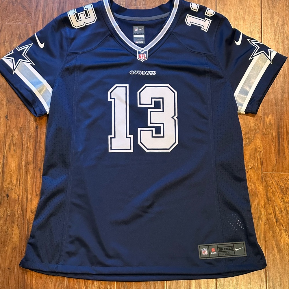 NFL Navy and Silver Women's Jersey